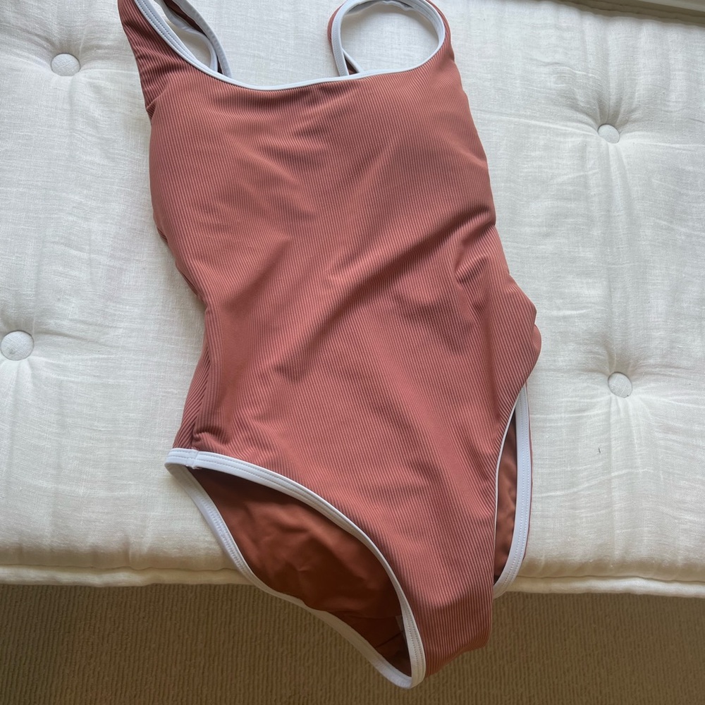 LainSnow swimsuit size small color sangria